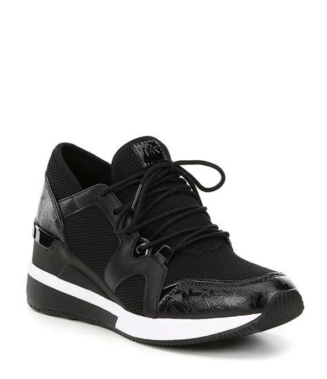 michael kors block city sneakers black|Michael Kors ladies sneakers.